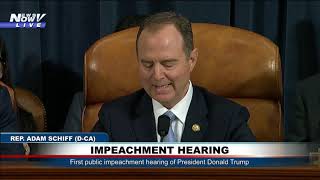 TRUMP IMPEACHMENT: Adam Schiff Opening Statement