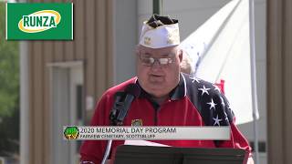 2020 Scotts Bluff County Memorial Day Service at Fairview Cemetery