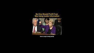 No One Should Profit From War Using Insider Information