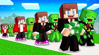 JJ and Mikey: POOR vs RICH Businessman Life Cycle Battle in Minecraft - Maizen