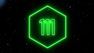 Green sota neon timer 111 seconds (countdown)