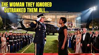 They Ignored the Quiet Black Woman at the Pentagon Gala — Then a Black Hawk Landed and Saluted Her