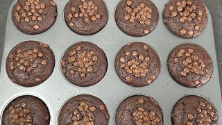 Schokomuffins Rezept / weich/lecker/Chocolate muffins recipe / soft/delicious/مافین شکلاتی