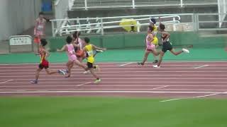 20241110鞘ヶ谷記録会 中2男子100m決勝第2組