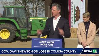 LIVE | Gavin Newsom in Colusa County