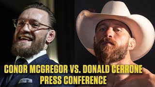 Conor McGregor vs. Donald ‘Cowboy’ Cerrone: UFC 246 Press Conference