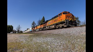 BNSF 6111 Visits Fresno - February and March 2023