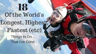 18 of the World’s Fastest, Highest, Longest (etc) Things to Do