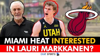 Miami Heat INTERESTED In Lauri Markkanen Trade via New Report! Heat Trade Rumors