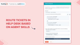 How to Route tickets in help desk based on agent skills