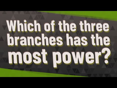 Which branch of government holds the most power?