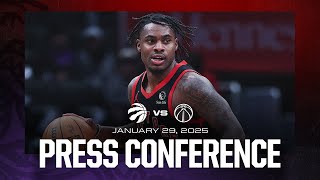 Toronto Raptors Media Availability | Postgame vs Washington Wizards | January 29, 2025