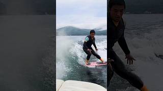 540ビッグスピン【ウェイクサーフィン】5Bigspin to Bigspin #wakesurfing #boat