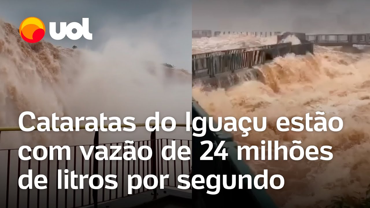 Cataratas Do Iguaçu Registram Maior Vazão Em 9 Anos; Volume Está 16 ...