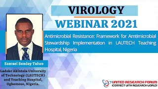 Samuel Taiwo Talk on Antimicrobial Resistance