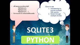 Python - How to use Sqlite3 database (executescript, execute queries from file) -Part4