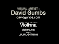 visual art of david gumbs with violinna music improvisation amsterdam2015