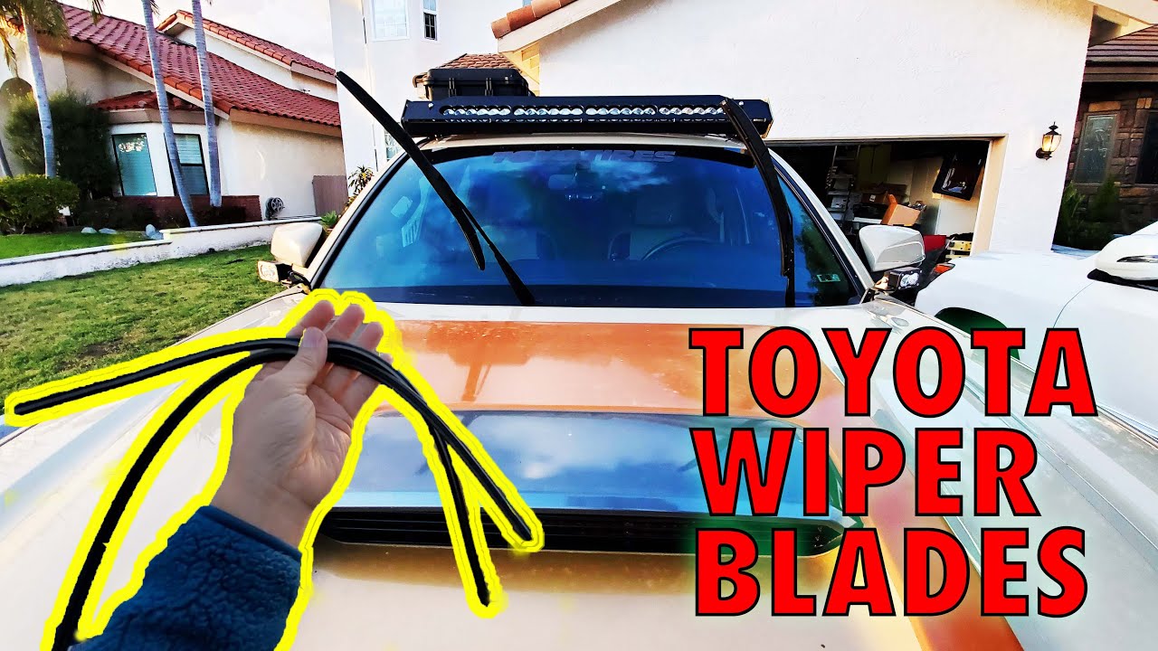 How To Change Toyota Windshield Wiper Blades - I Teach My Son This DIY ...