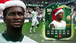 90 Winter Wildcard Hero SBC Zé Roberto is a MUST DO?! 🎅 FC 25 Player Review