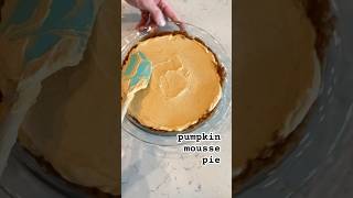 Pumpkin Mousse Pie. #dessert