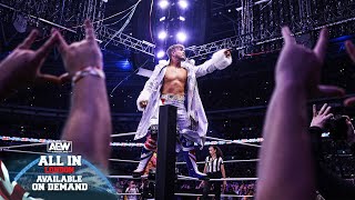 Elevate! Will Ospreay's Entrance at Wembley Stadium! | AEW All In London 8/27/23