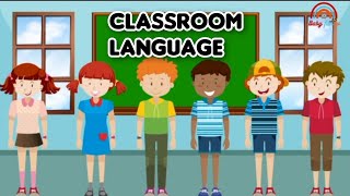 Classroom language| kids vocabulary| english learning video | ESL