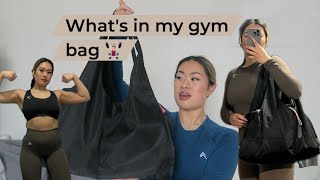 What's in my gym bag 2024? | Amazon Gym bag review | Lifting Straps, best gym earphones, beauty