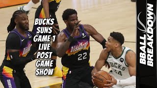 Bucks At Suns Game 1 NBA Finals LIVE Post Game Show