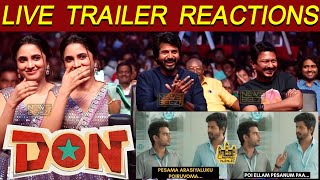 Don Trailer Official Reactions | Sivakarthikeyan, Priyanka Mohan  Anirudh | Cibi, Udhayanidhi Stalin