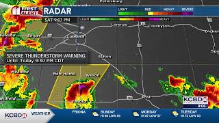 WATCH LIVE: Scattered thunderstorms on South Plains