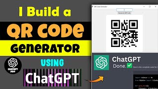 Build A Qr Code Generator App In 1 Minute Using Chatgpt Openai Chatgpt Build A Qr Code Generator App In 1 Minute Using Chatgpt Openai Chatgpt