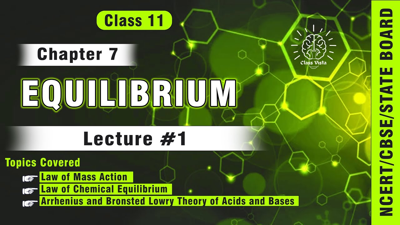 Equilibrium Class 11 Chemistry Chapter 7 Lecture 1 Ahsec Ncert