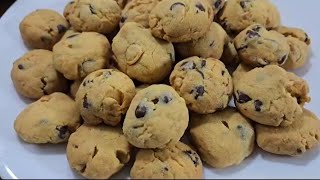 Resep cookies mete chocochips / kue kering