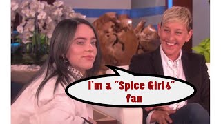 Billie Eilish Likes Ellen's eyes |   Funny Interview With Ellen DeGeneres