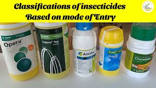 classifications of insecticides कीटनाशको का वर्गीकरण कीटनाशक कितने प्रकार के होते है