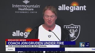 Jon Gruden under fire for racial slur in 2011 email
