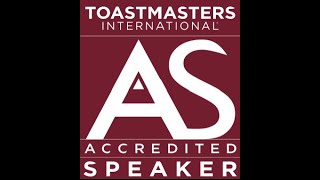 Earning Toastmasters Accredited Speaker Designation