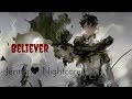 ~Nightcore~ Believer【Cover】 (Lyrics)
