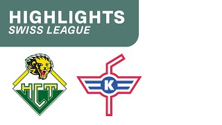 HC Thurgau vs. EHC Kloten 2:1 - Highlights Swiss League