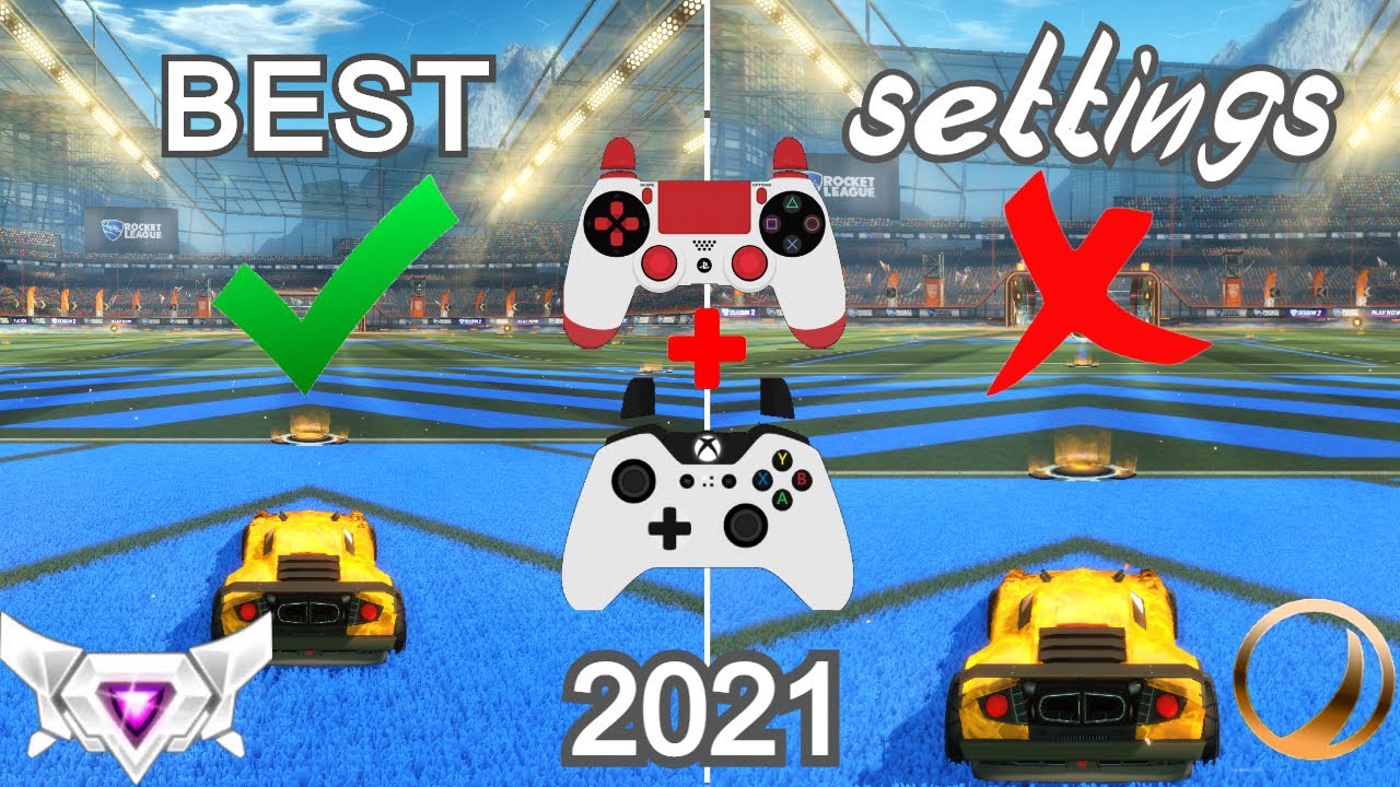 BEST Camera & Controller Settings Rocket League (2021) - YouTube