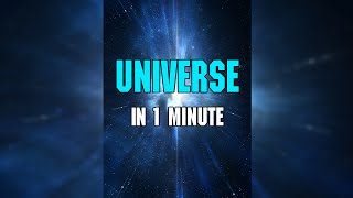 Universe Explained in 1 minute #shorts