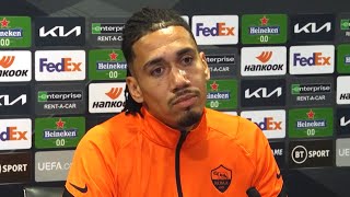 Chris Smalling - Man Utd v Roma - Pre-Match Press Conference - Europa League Semi-Final