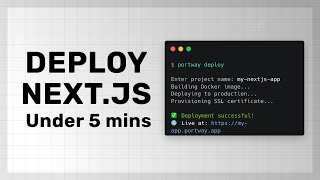 Deploy Next.js Apps in 5 Minutes with Docker Compose