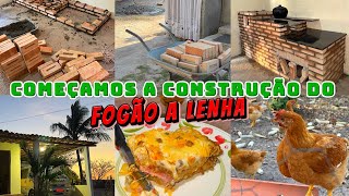 DOMINGO PRODUTIVO + FAZENDO O FOGÃO A LENHA + FOMOS NA CASA DOS MEUS PAIS