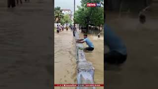 வெள்ளத்தில் குதூகலிக்கும் குமரி இளைஞர்கள் | Kanyakumari Flood | Newstn