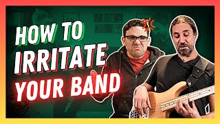 How To (not) Irritate Your Band | 5 Overplaying Mistakes Bass Players Make