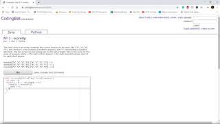 AP-1 (scoreUp) Java Tutorial || Codingbat.com