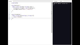 Methods - Returning a string value