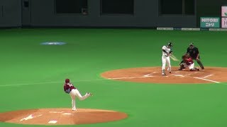 180922 西川遥輝のセンター前ヒットでファイターズ2点目！