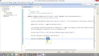 Selenium Tutorial #15 - Selenium WebDriver - Find Element on Web Page and Click Event
